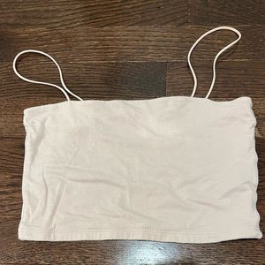 Aeropostale light pink square tank top